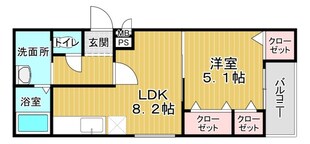 フジパレス深江橋Ⅲ番館の物件間取画像